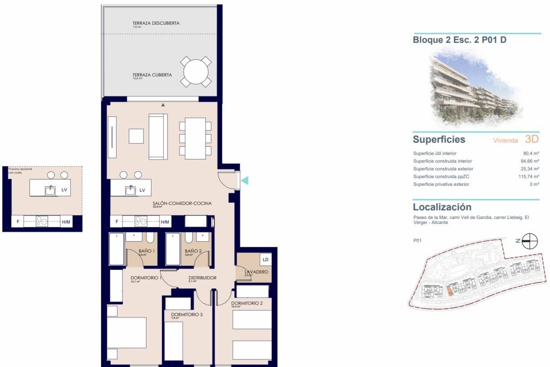 New Build - Apartment - Denia - Playa de La Almadraba