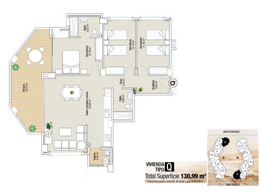 New Build - Apartment - La Manga del Mar Menor - La Manga