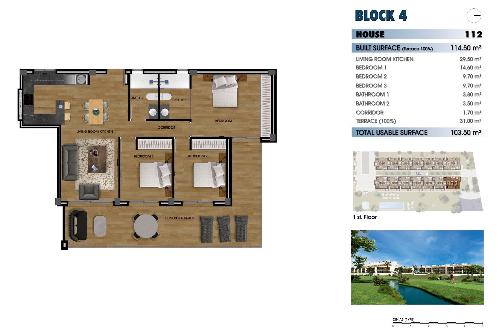 New Build - Apartment - Los Alcázares - La Serena Golf