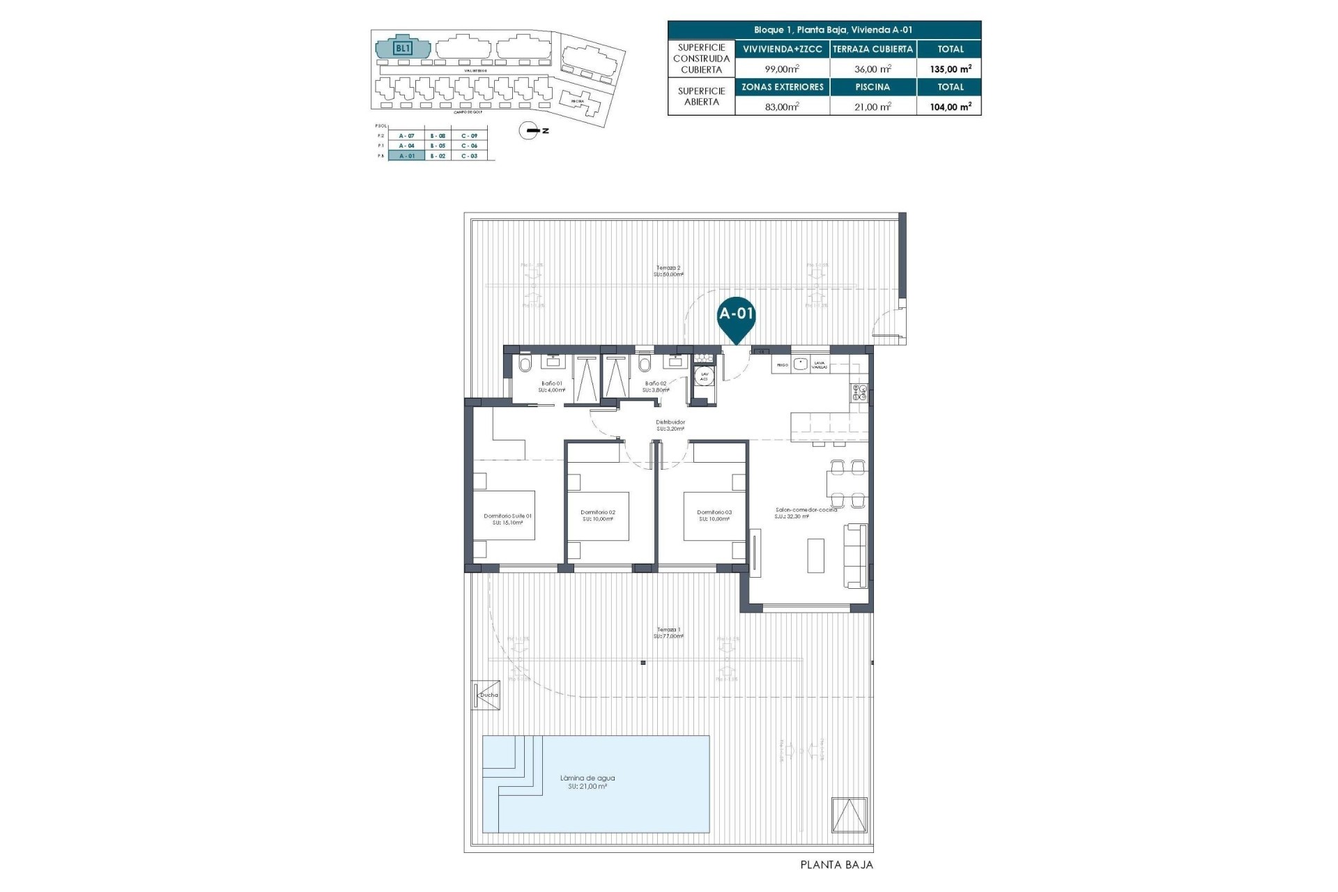 New Build - Apartment - Los Alcázares - Serena Golf