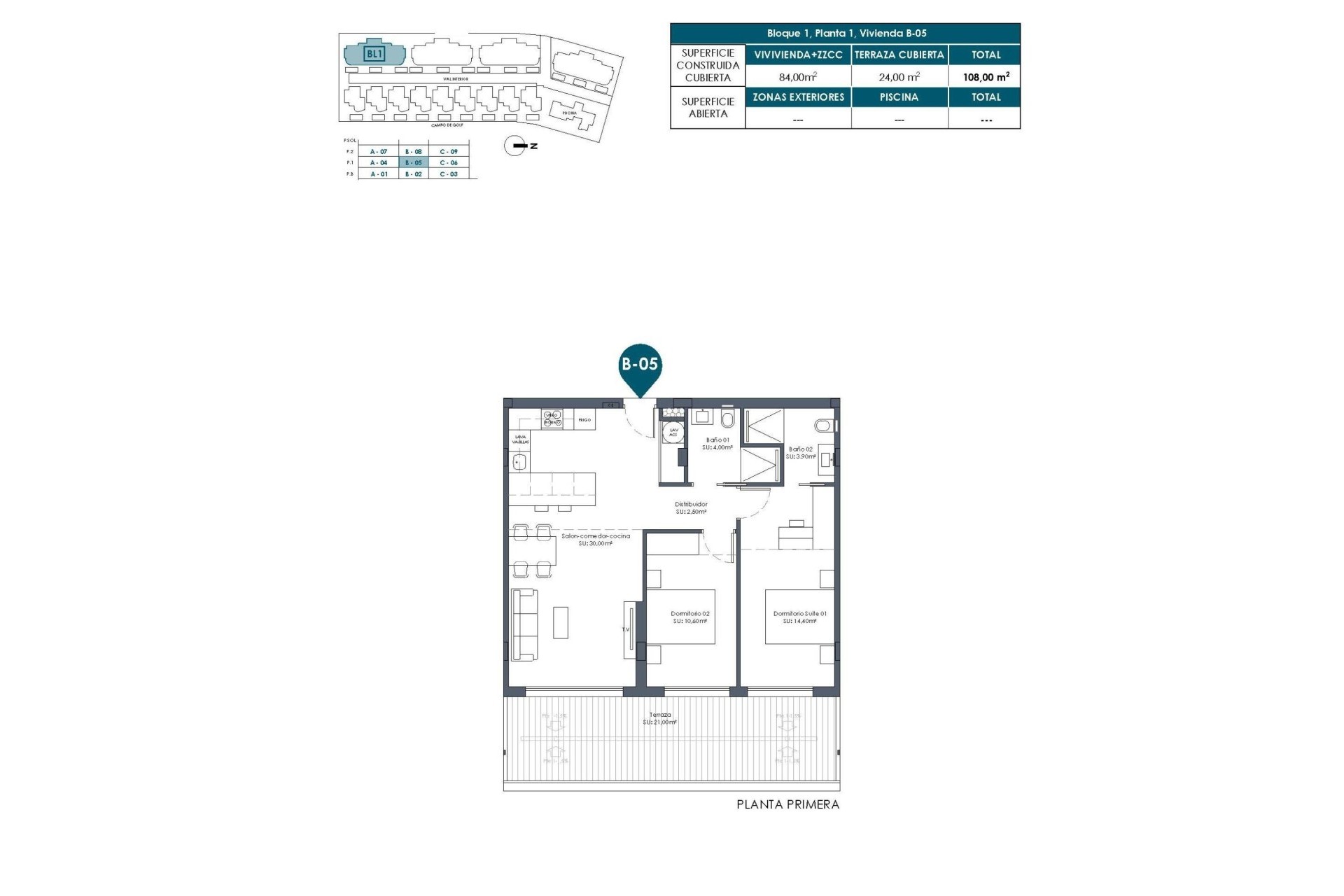 New Build - Apartment - Los Alcázares - Serena Golf