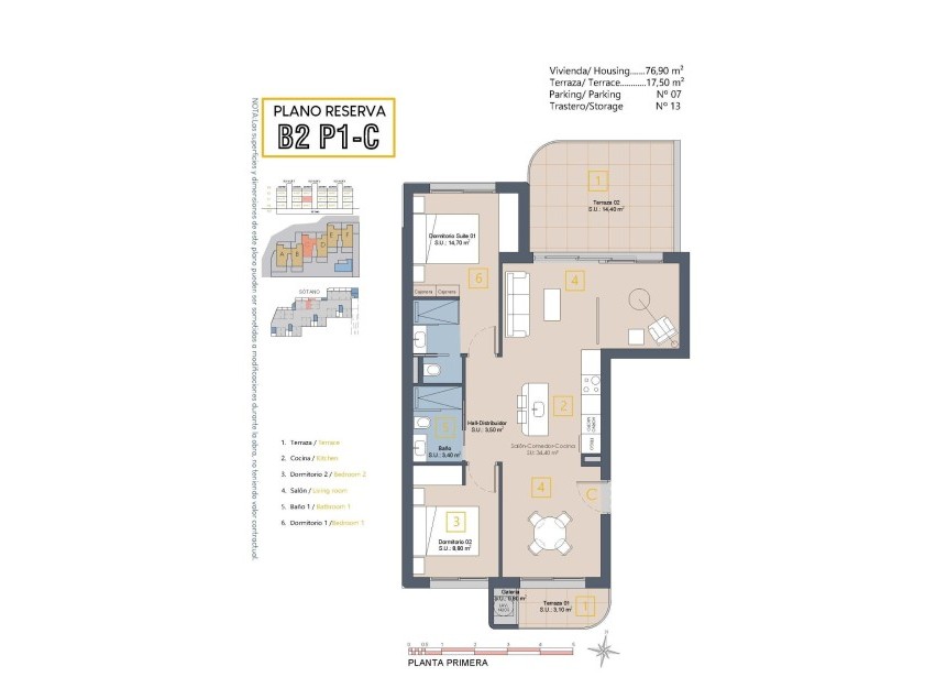 New Build - Apartment - Los Alcázares - Serena Golf