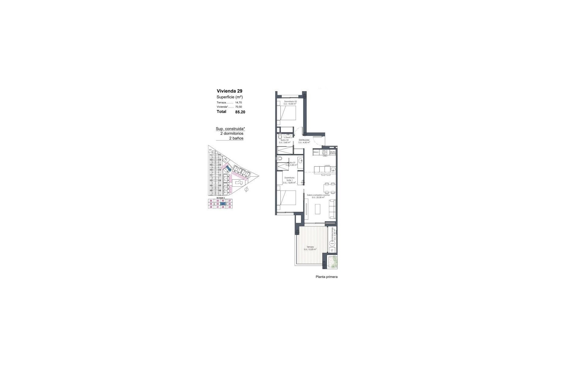 New Build - Apartment - Los Alcázares - Serena Golf