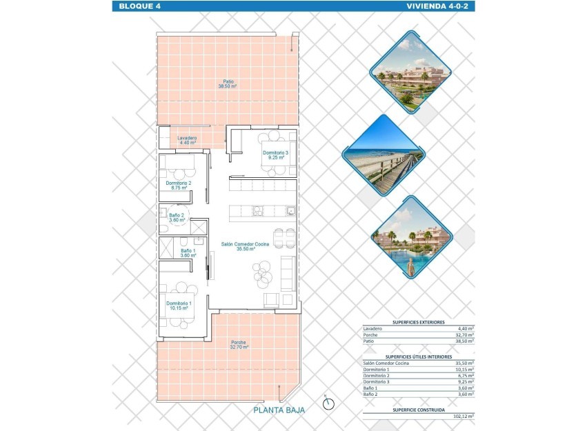 New Build - Apartment - Pilar de la Horadada - Lo Monte