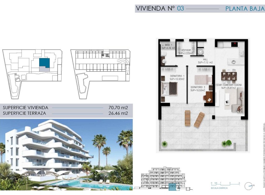 New Build - Apartment - Pilar de la Horadada - Mil Palmeras