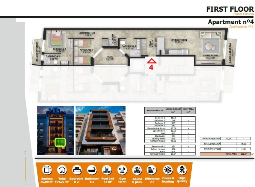 New Build - Apartment - Torrevieja - Playa de El Cura
