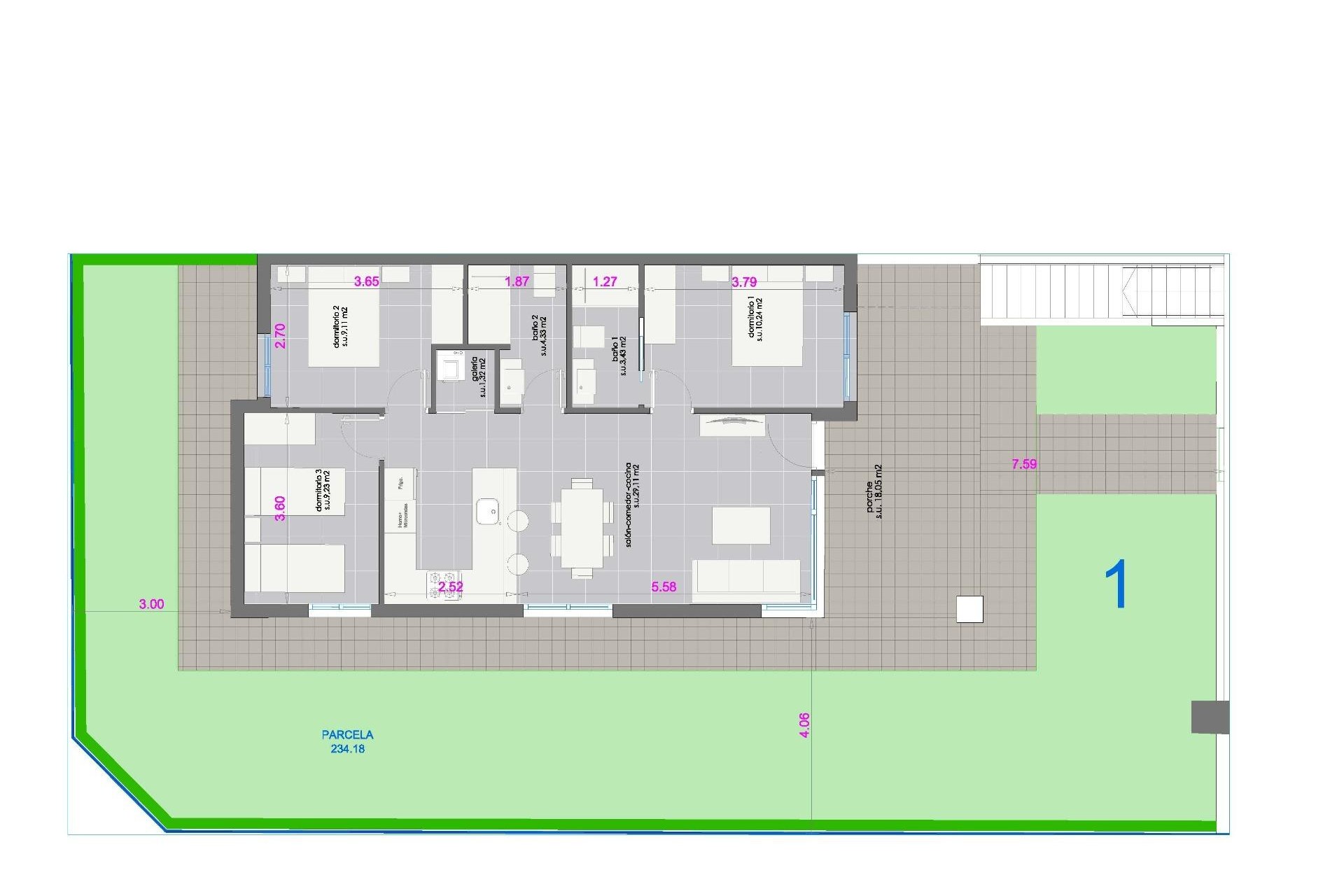 New Build - Bungalow - Pilar de la Horadada - pueblo