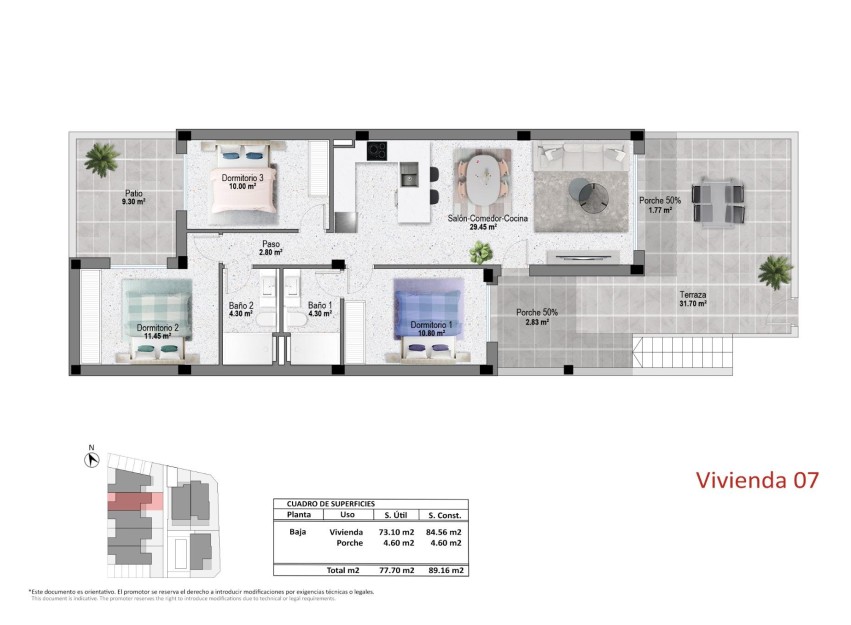 New Build - Bungalow - Pilar de la Horadada - pueblo