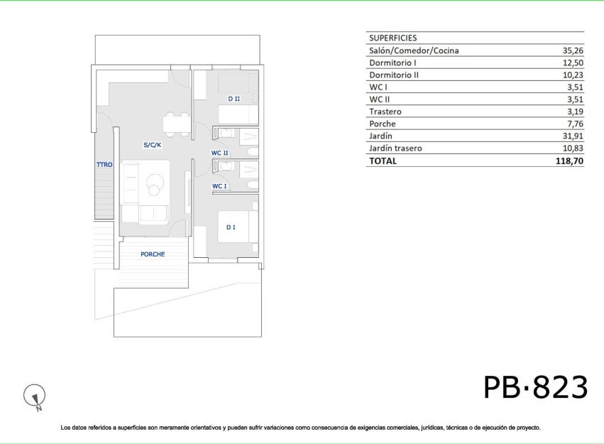 New Build - Bungalow - San Miguel de Salinas - Pueblo