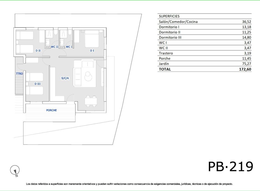 New Build - Bungalow - San Miguel de Salinas - Pueblo