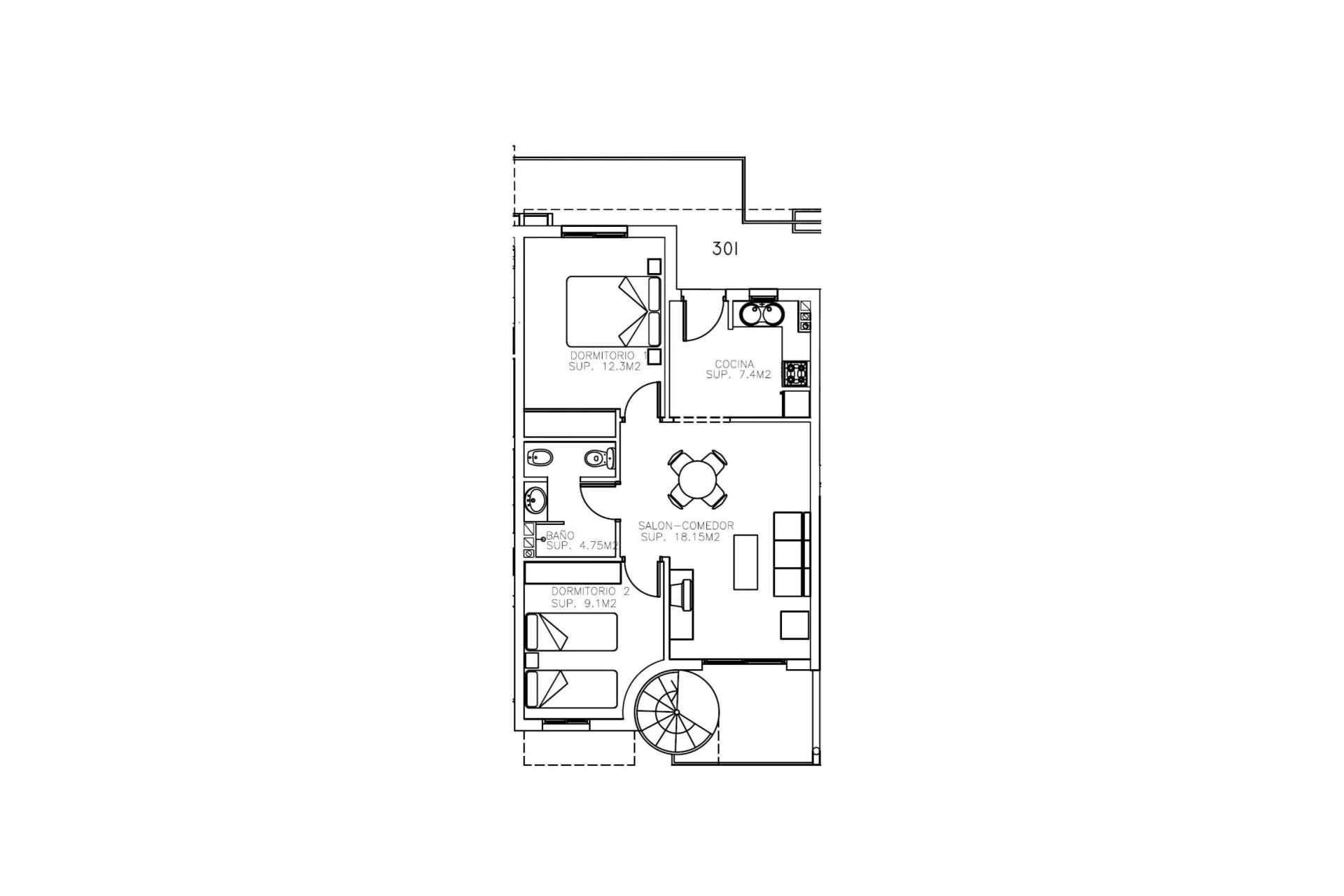 New Build - Penthouse - Águilas - Collados