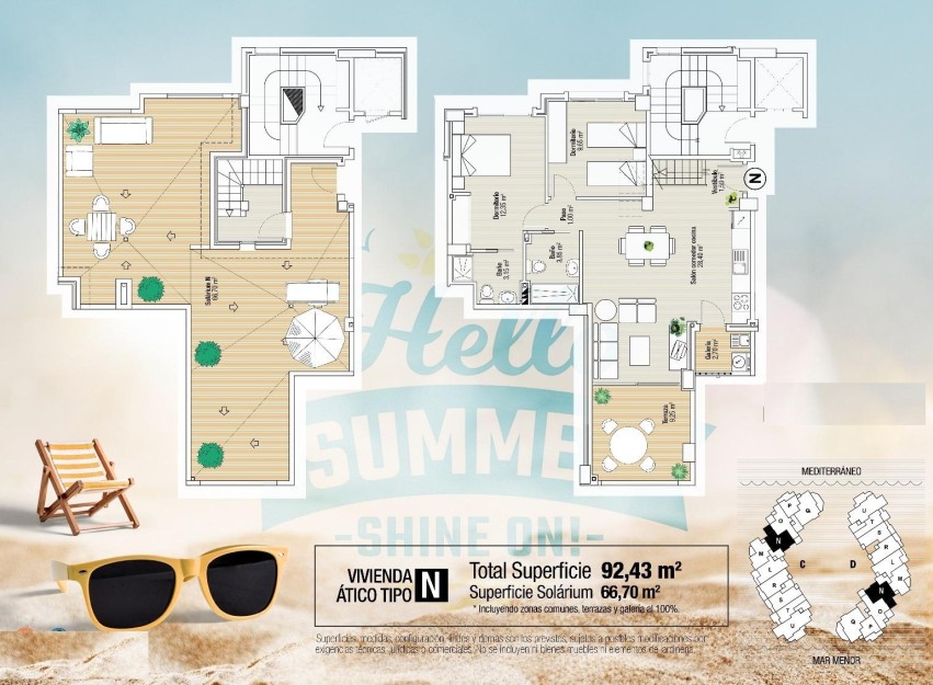 New Build - Penthouse - La Manga del Mar Menor - La Manga