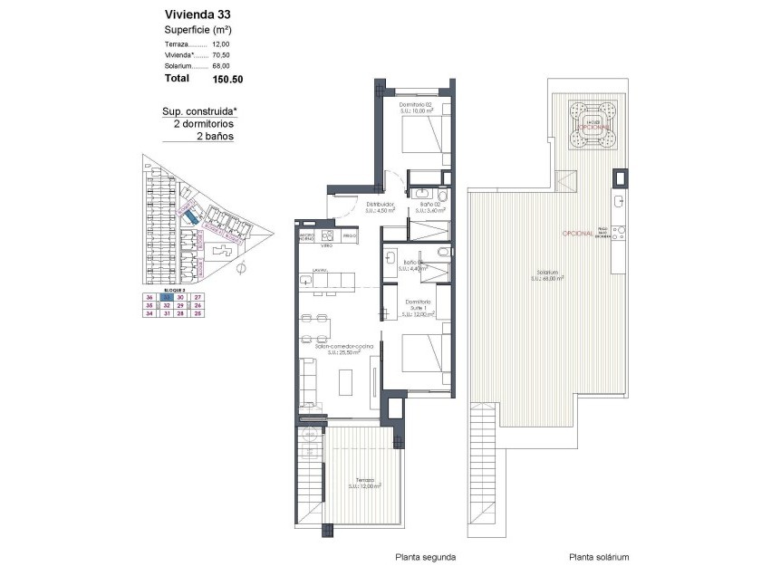 New Build - Penthouse - Los Alcázares - Serena Golf