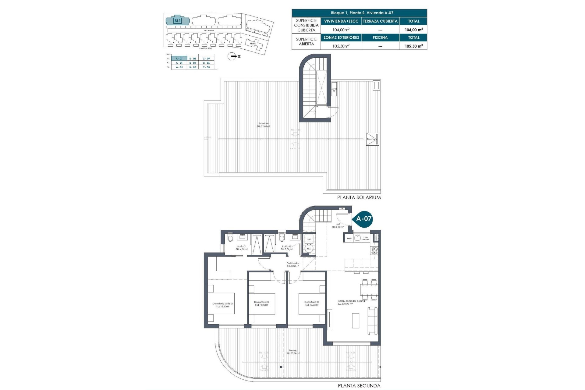 New Build - Penthouse - Los Alcázares - Serena Golf