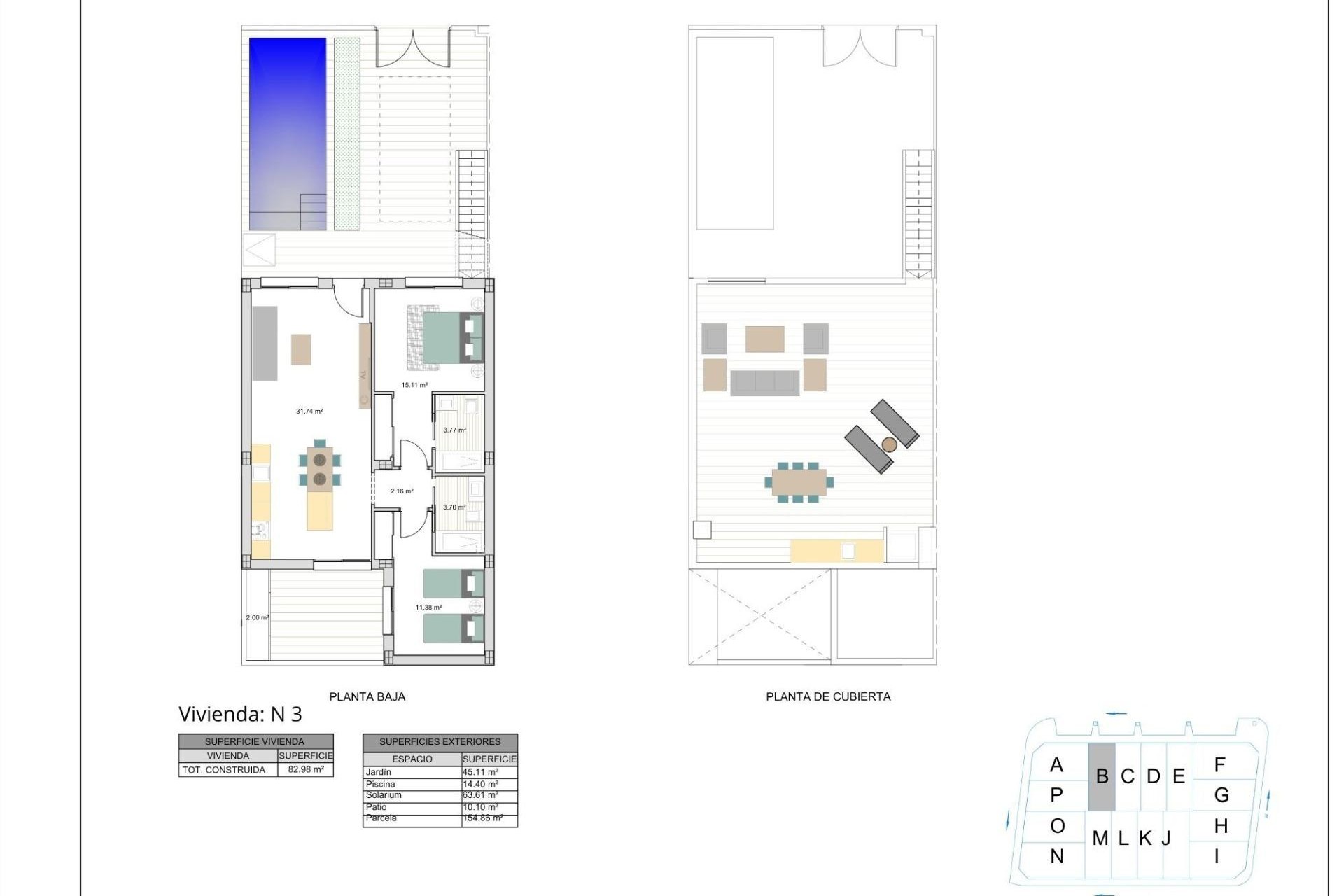 New Build - Town House - Torre Pacheco - El Alba