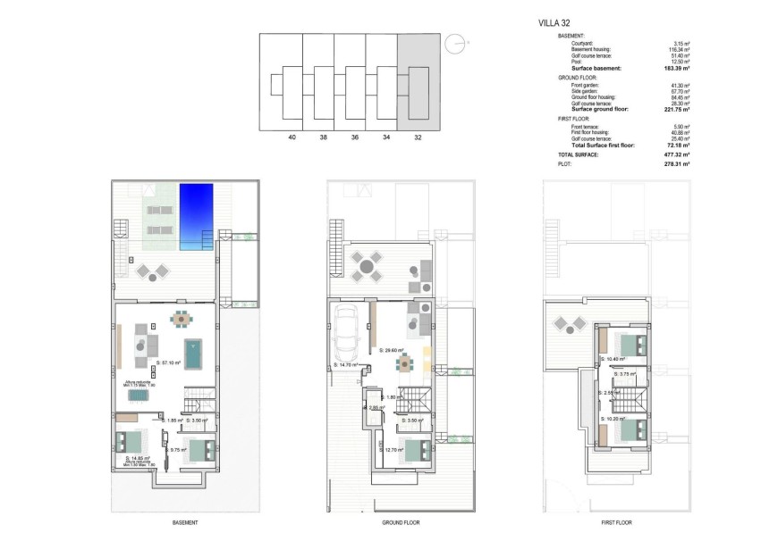 New Build - Villa - Los Alcázares - Serena Golf