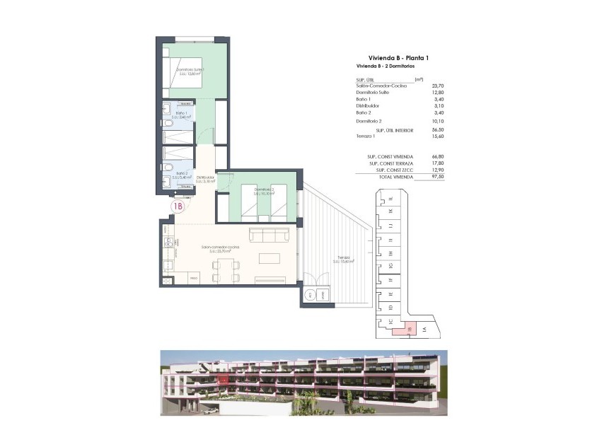 Nieuwbouw Woningen - Apartment - Benijofar - Pueblo