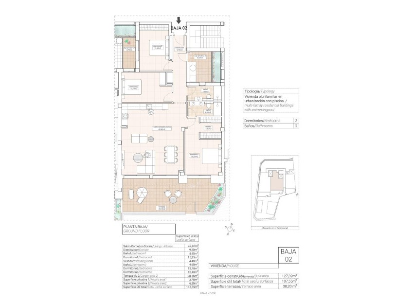 Nieuwbouw Woningen - Apartment - Hondón de las Nieves - Pueblo