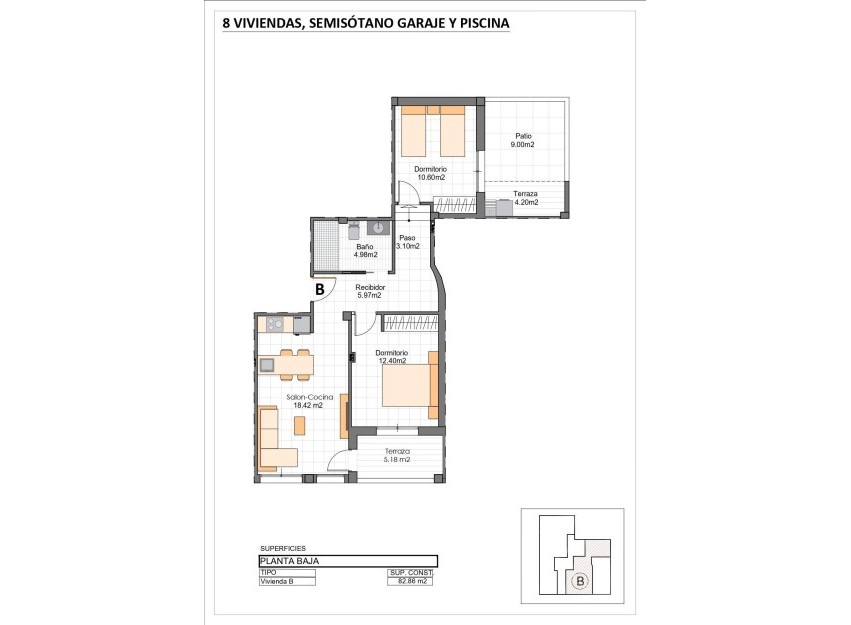 Nieuwbouw Woningen - Apartment - San Pedro del Pinatar - Lo Pagan