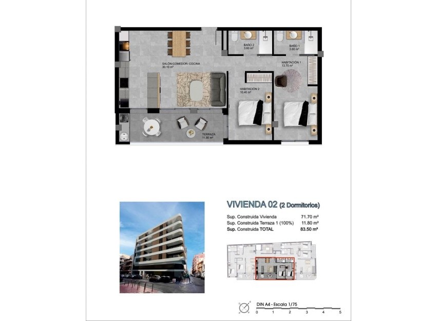Nieuwbouw Woningen - Apartment - Santa Pola - pueblo