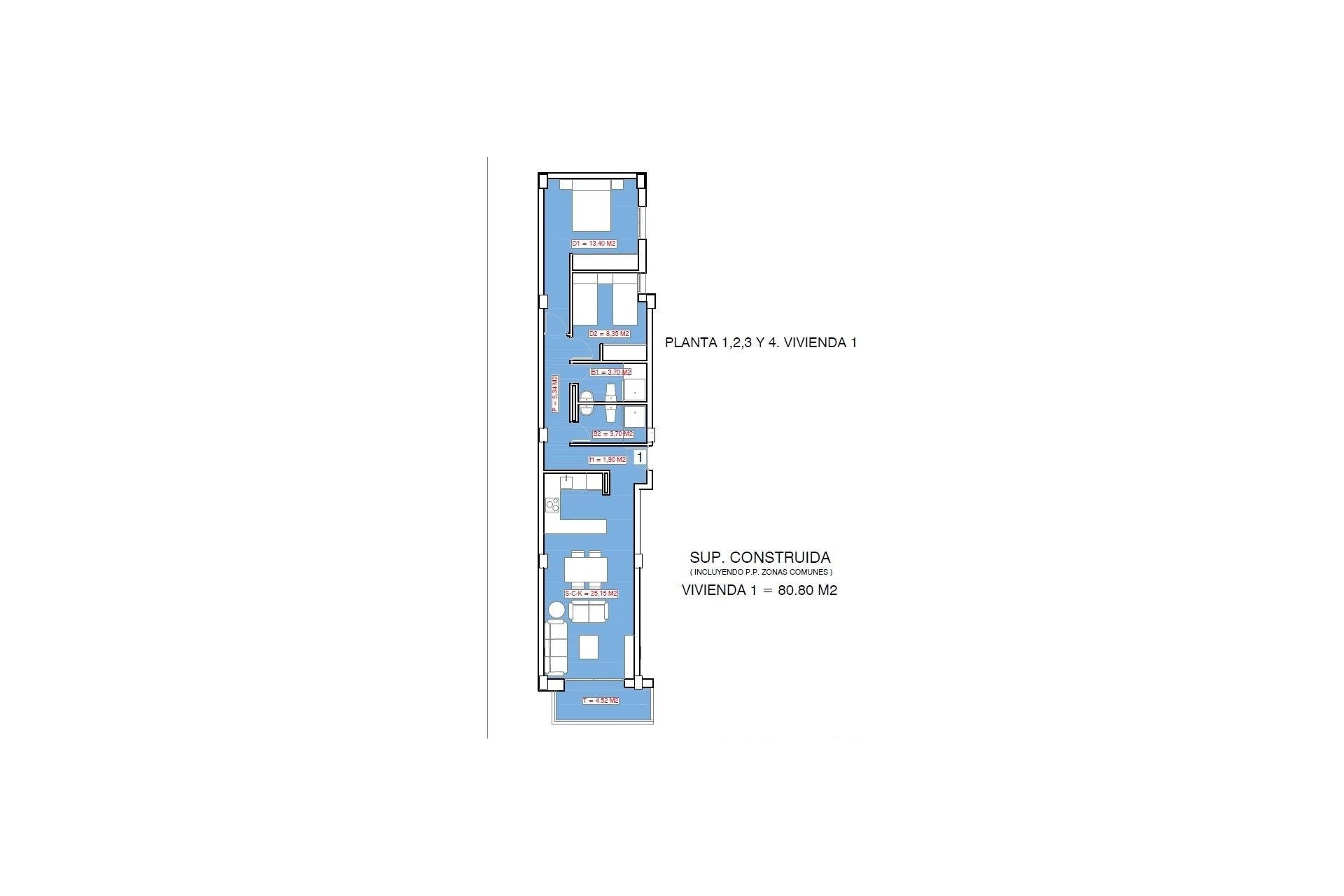 Nieuwbouw Woningen - Apartment - Torrevieja - Playa El Acequión