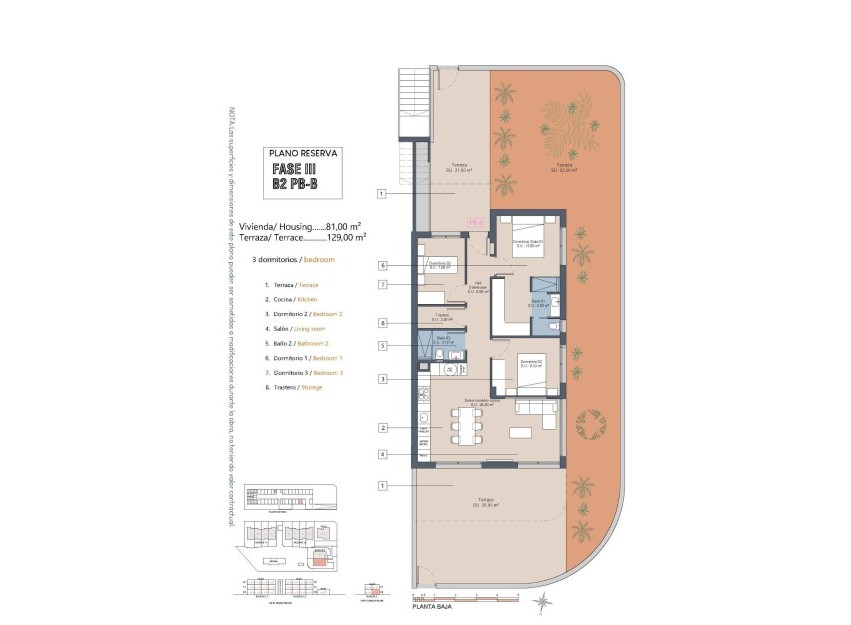 Nieuwbouw Woningen - Bungalow - Los Alcázares - La Serena Golf