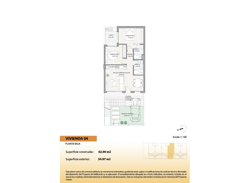 Nieuwbouw Woningen - Bungalow - San Pedro del Pinatar - El Salero