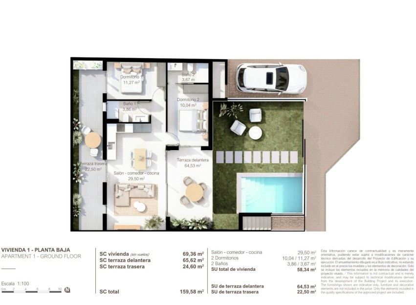 Nieuwbouw Woningen - Bungalow - San Pedro del Pinatar - Lo Pagan