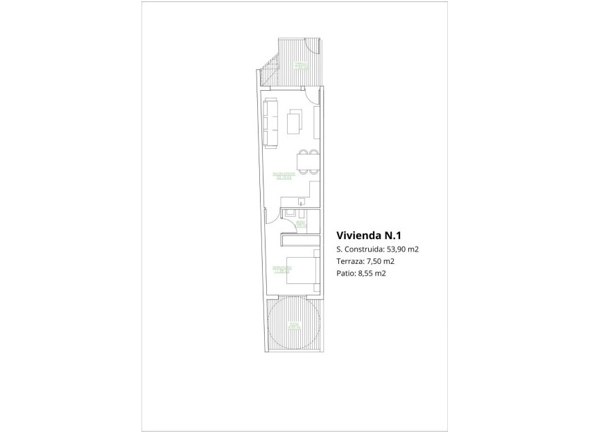 Nieuwbouw Woningen - Bungalow - San Pedro del Pinatar - Los Antolinos