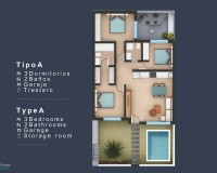 Nieuwbouw Woningen - Bungalow - San Pedro del Pinatar - Los Pinos