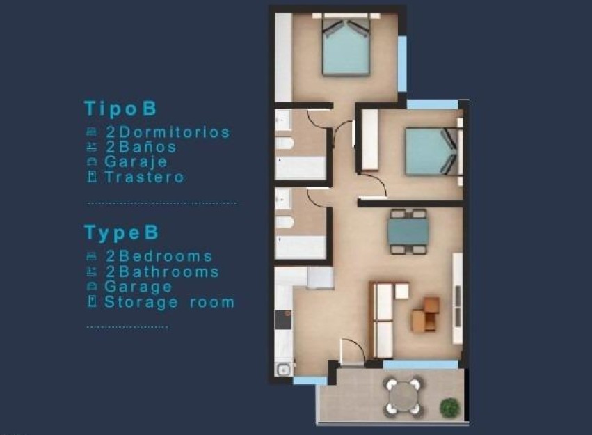 Nieuwbouw Woningen - Bungalow - San Pedro del Pinatar - Los Pinos