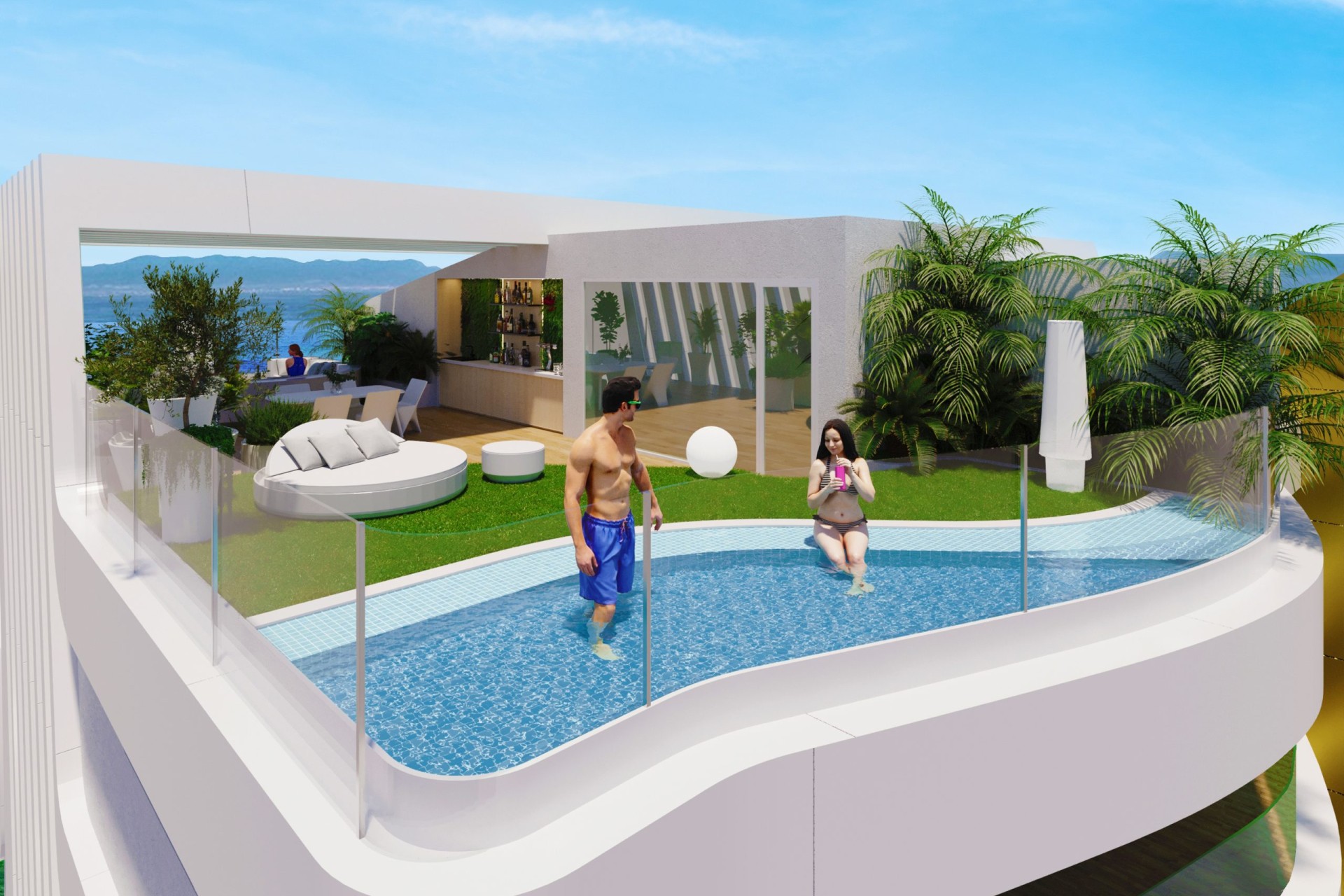 Nieuwbouw Woningen - ground-floor - La Manga del Mar Menor