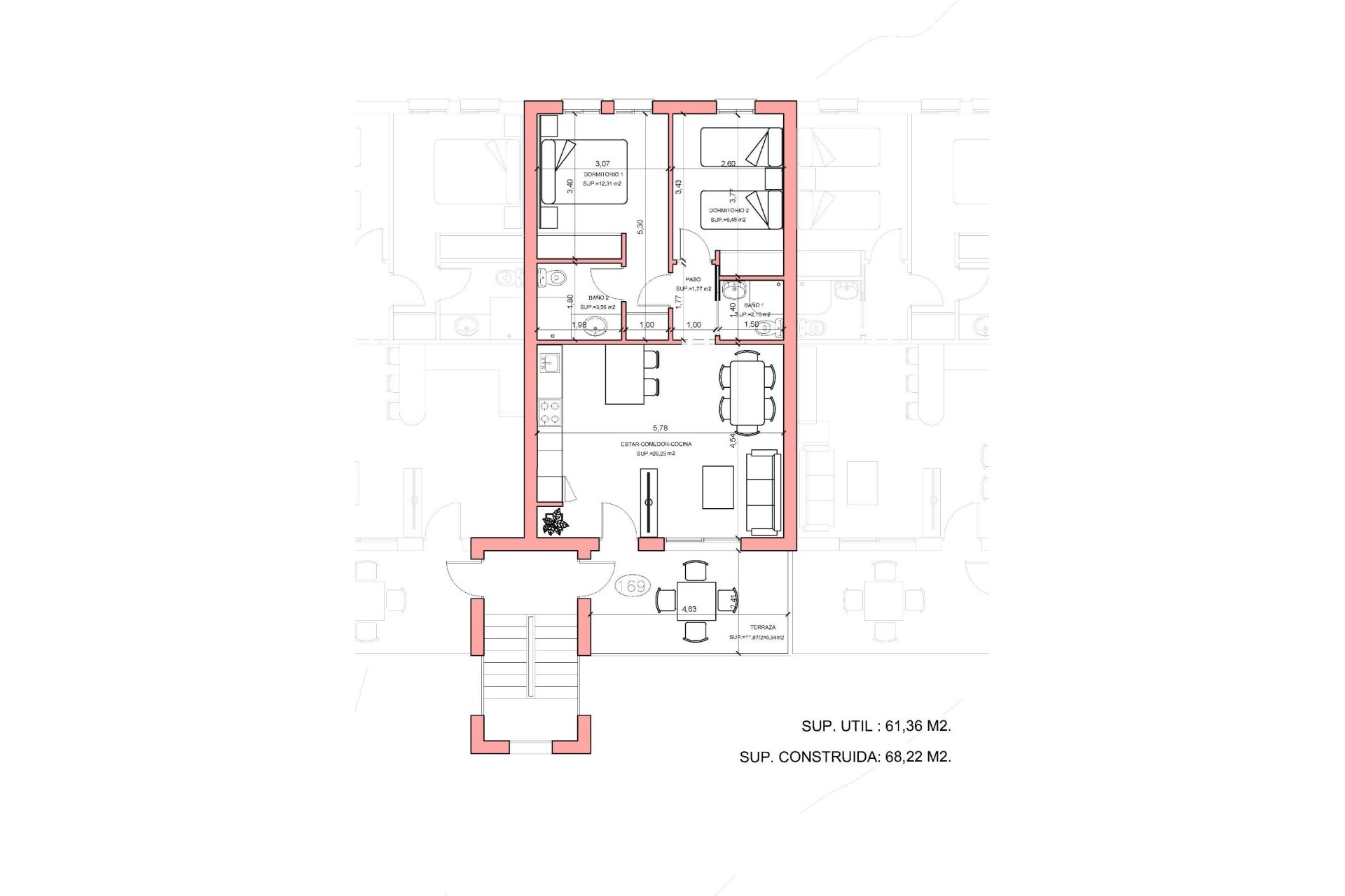 Nieuwbouw Woningen - Penthouse - Fuente Alamo - La Pinilla