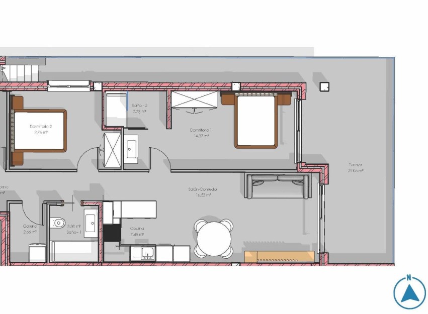 Nieuwbouw Woningen - Penthouse - Guardamar del Segura - El Raso