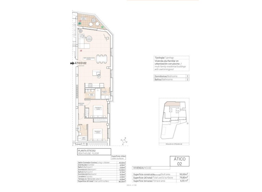 Nieuwbouw Woningen - Penthouse - Hondón de las Nieves - Pueblo