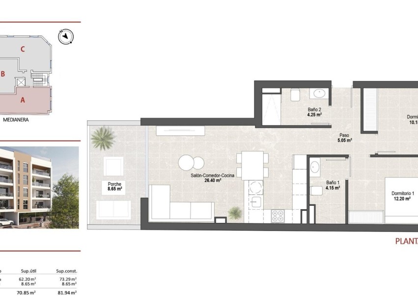 Nieuwbouw Woningen - Penthouse - San Pedro del Pinatar - Lo Pagan