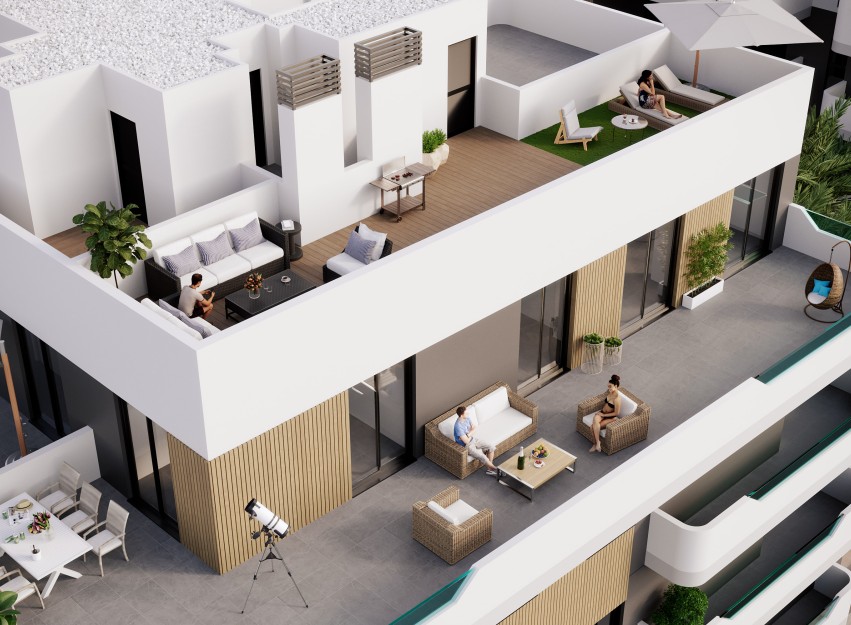 Nieuwbouw Woningen - Penthouse - Santa Pola