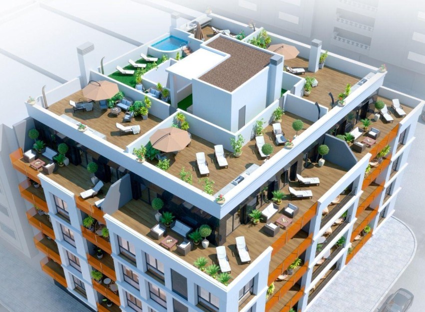 Nieuwbouw Woningen - Penthouse - Torrevieja - Parque de las Naciones