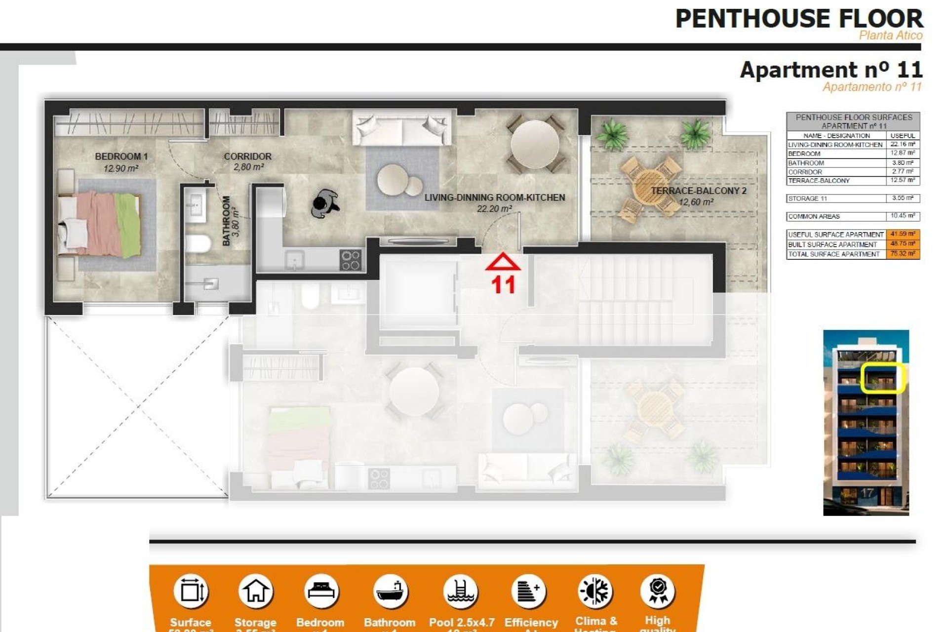 Nieuwbouw Woningen - Penthouse - Torrevieja - Playa del Acequión