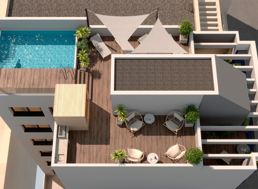 Nieuwbouw Woningen - Penthouse - Torrevieja