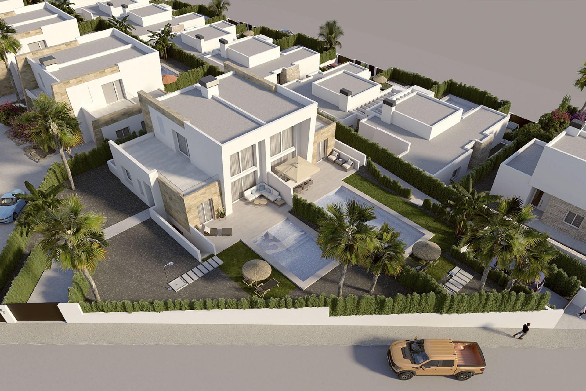 Nieuwbouw Woningen - terraced - La Finca Golf