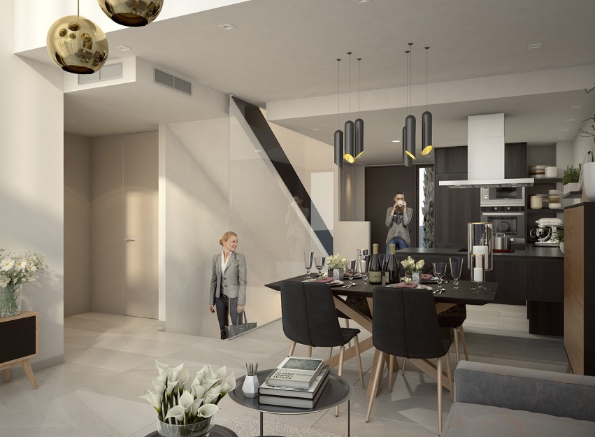 Nieuwbouw Woningen - terraced - La Finca Golf