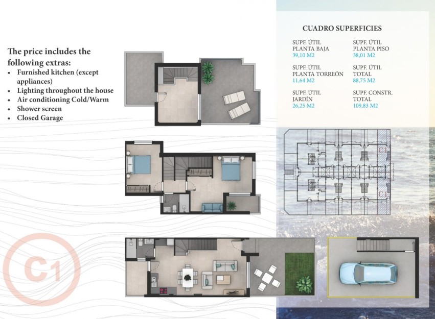 Nieuwbouw Woningen - Town House - La Manga del Mar Menor - La Manga