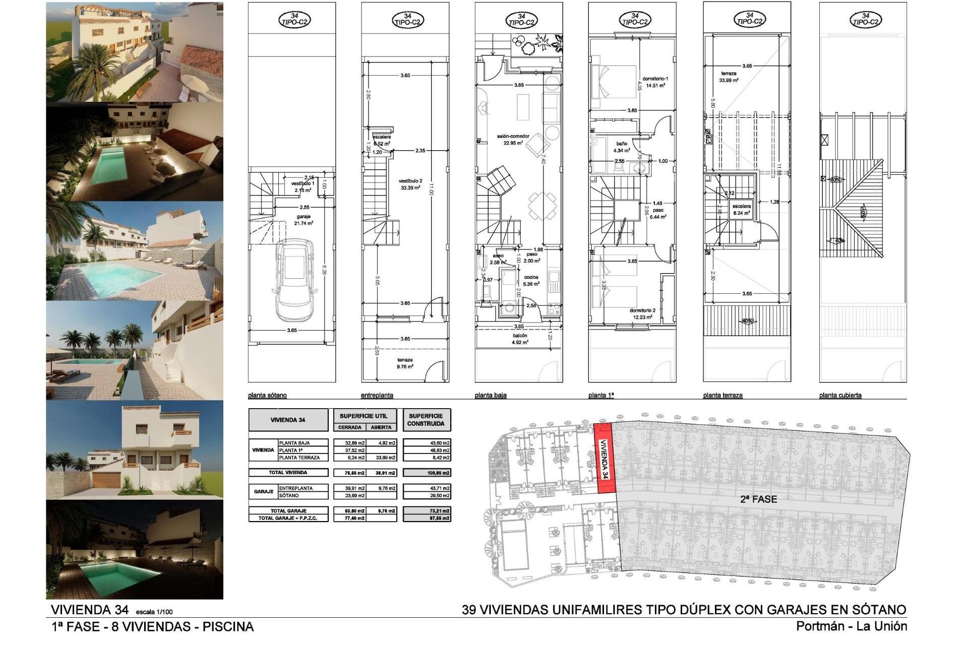 Nieuwbouw Woningen - Town House - La Union - centro