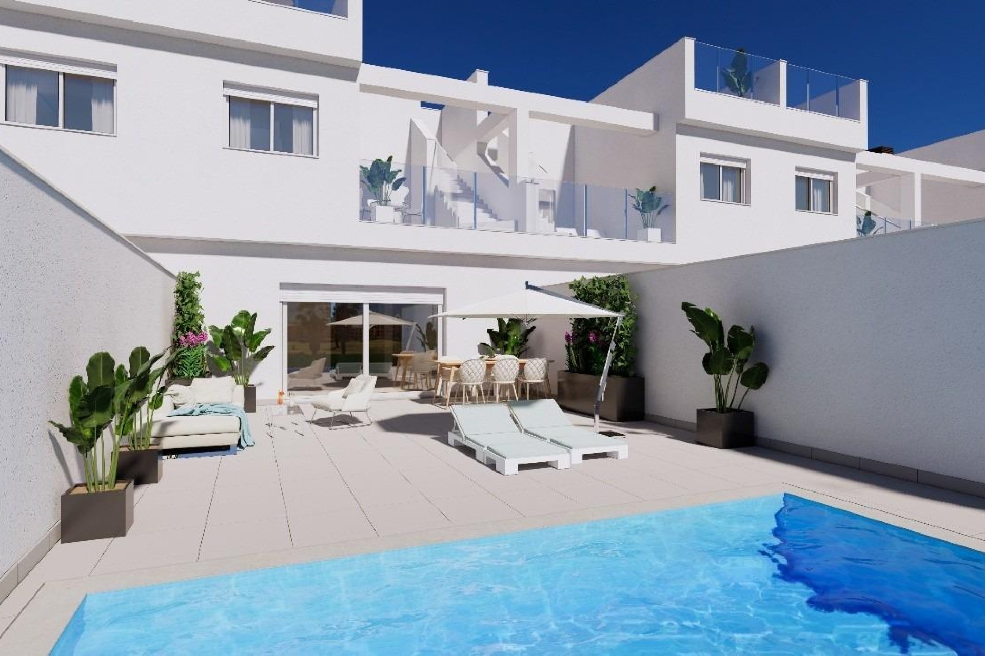Nieuwbouw Woningen - Town House - Los Alcázares - Serena Golf