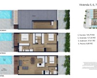 Nieuwbouw Woningen - Town House - Pilar de la Horadada - Lo Monte