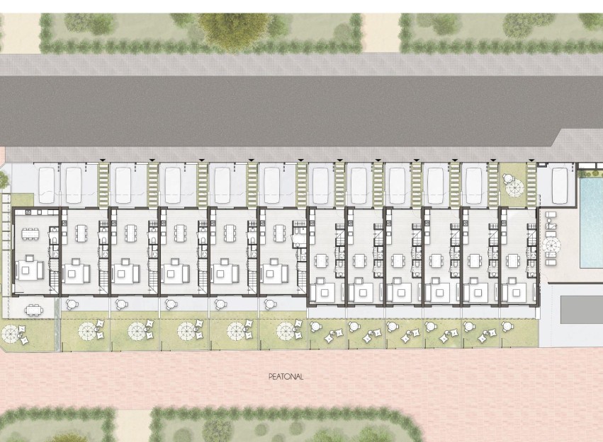 Nieuwbouw Woningen - Town House - Pilar de la Horadada - pueblo