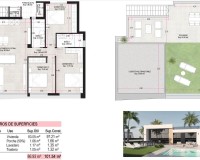 Nieuwbouw Woningen - Villa - Alhama de Murcia - Condado De Alhama