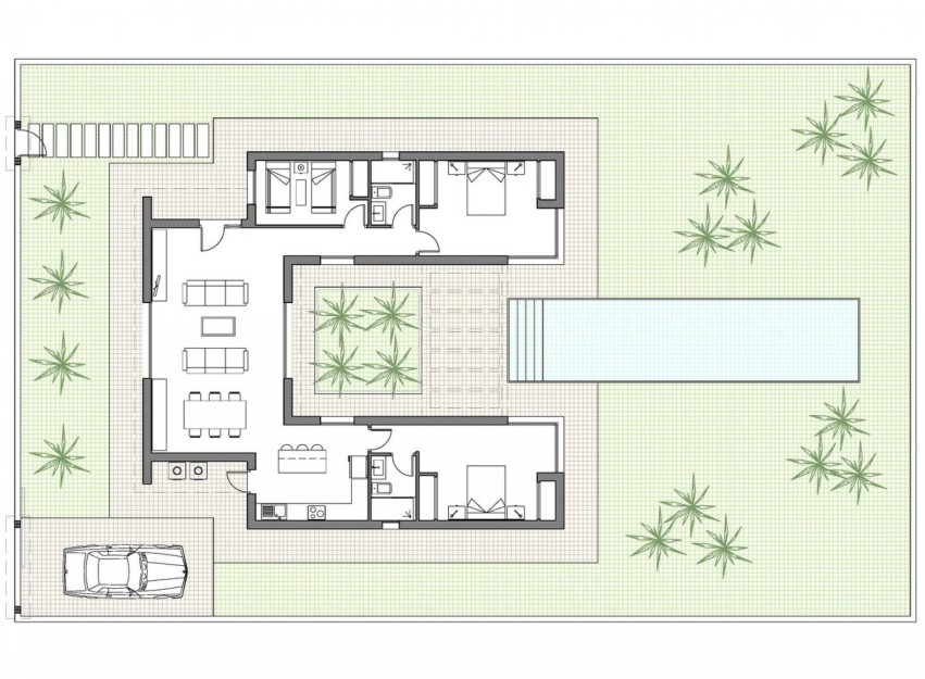 Nieuwbouw Woningen - Villa - Benijofar - Polideportivo