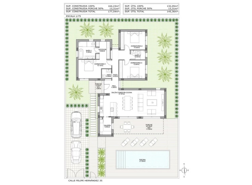 Nieuwbouw Woningen - Villa - Benijofar - Polideportivo